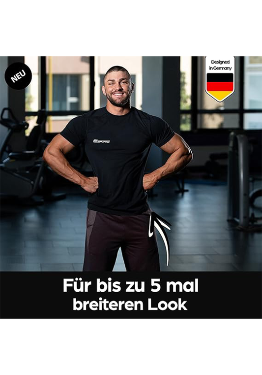 Slim Fit Herren Sport- und Fitness Kurzarm T-Shirt