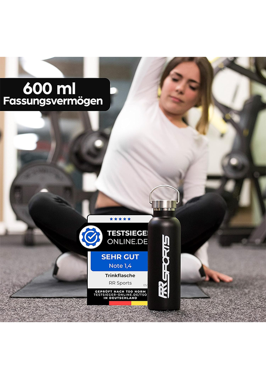 600 ml Edelstahl Trinkflasche